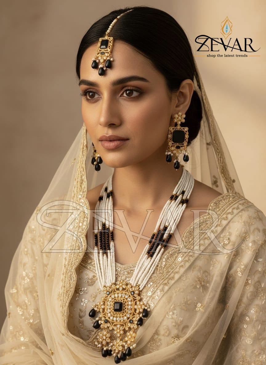 BEAUTIFUL LONG MALA JEWELLERY SET