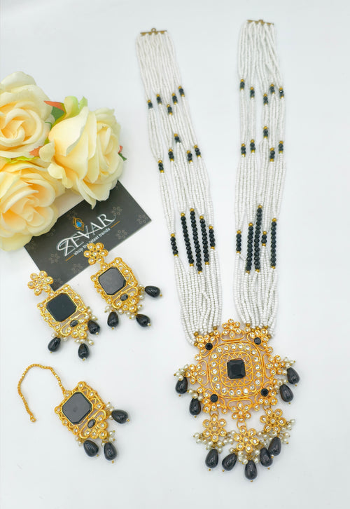 BEAUTIFUL LONG MALA JEWELLERY SET