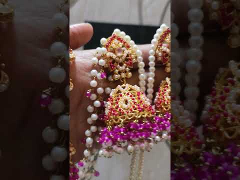 Noratan Jhumki with tika