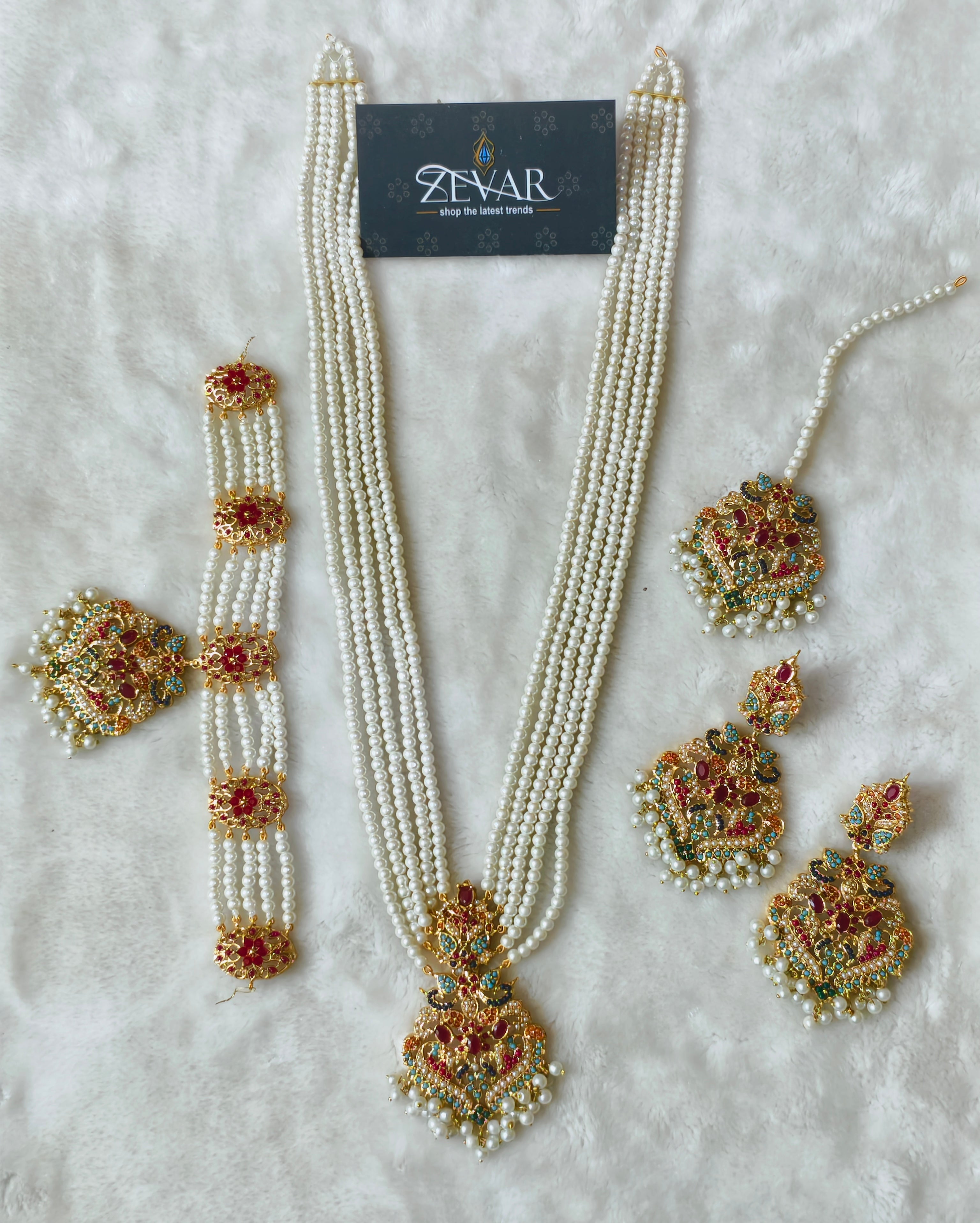 Bridal Jewellery Set - Nauratan