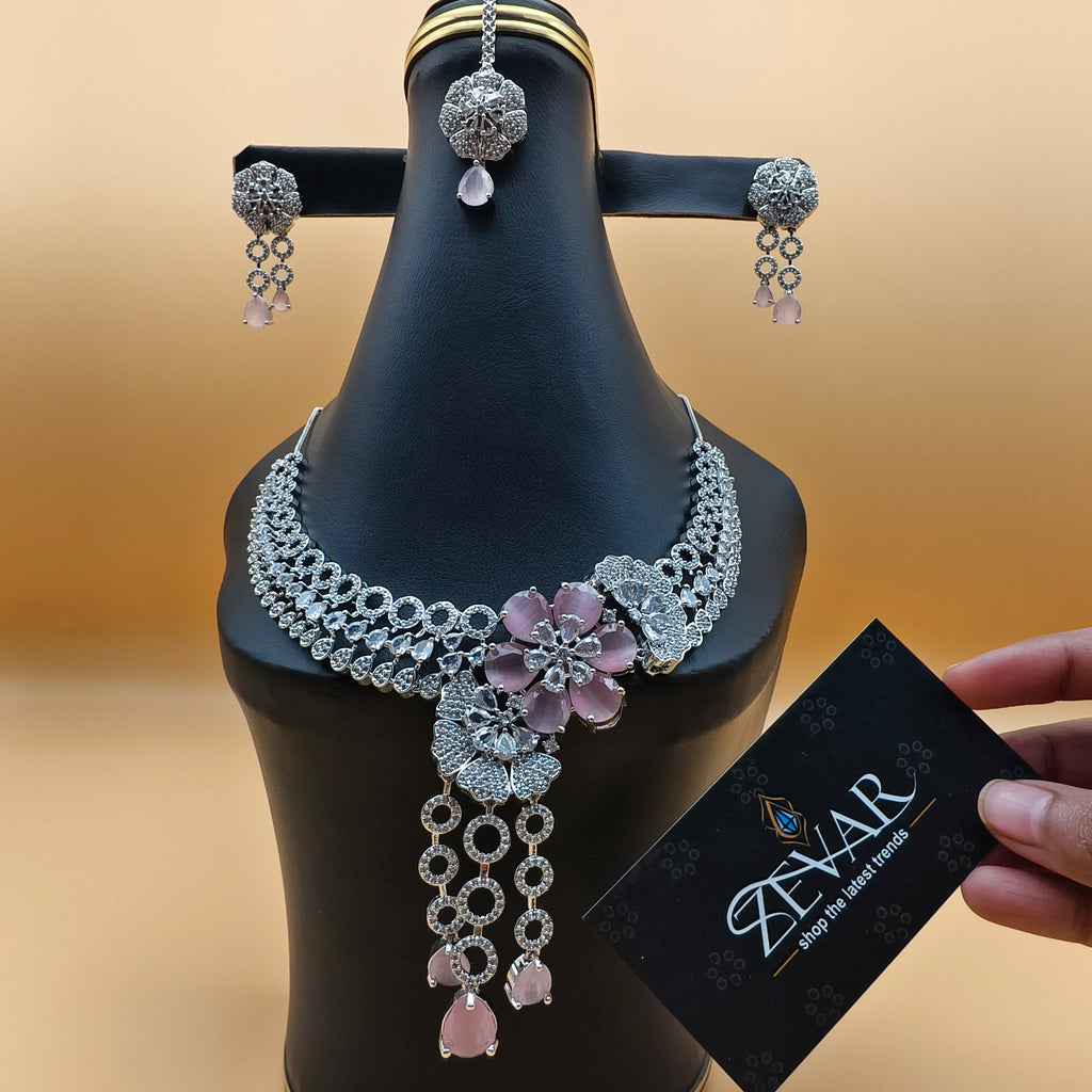Zircon Designer Jewellery Set