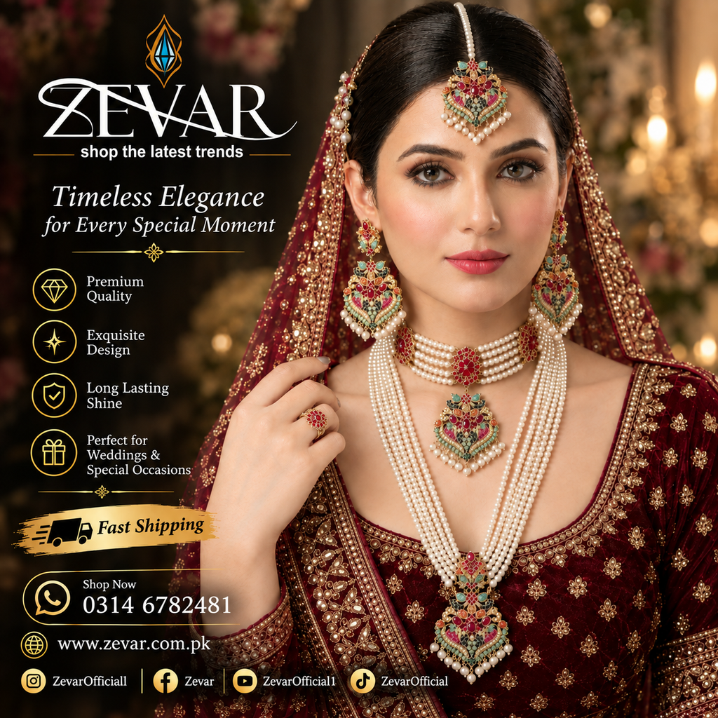 Bridal Jewellery Set - Nauratan