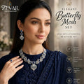 Butterfly Mesh Imported AD Zircon Necklace Set