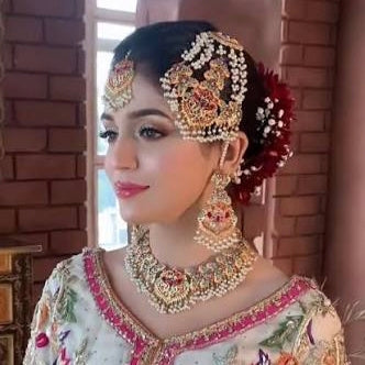 BEAUTIFUL NAURATAN BRIDAL JEWELLERY SET