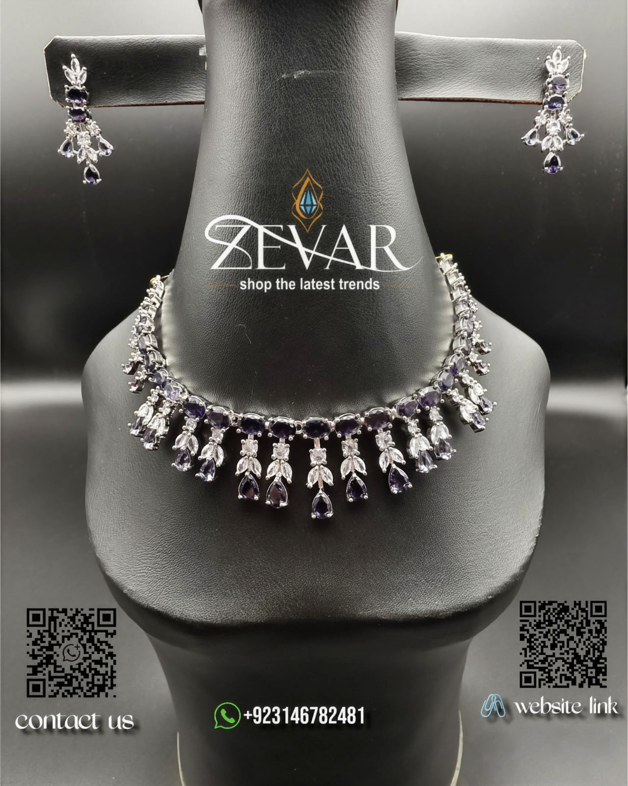 FANCY AD Zircon ON DESIGNER SET