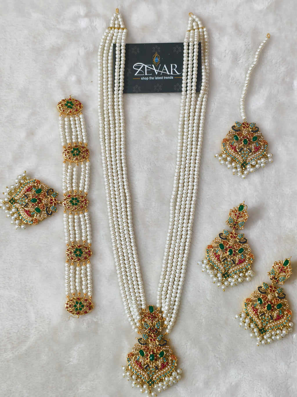 Bridal Jewellery Set - Nauratan