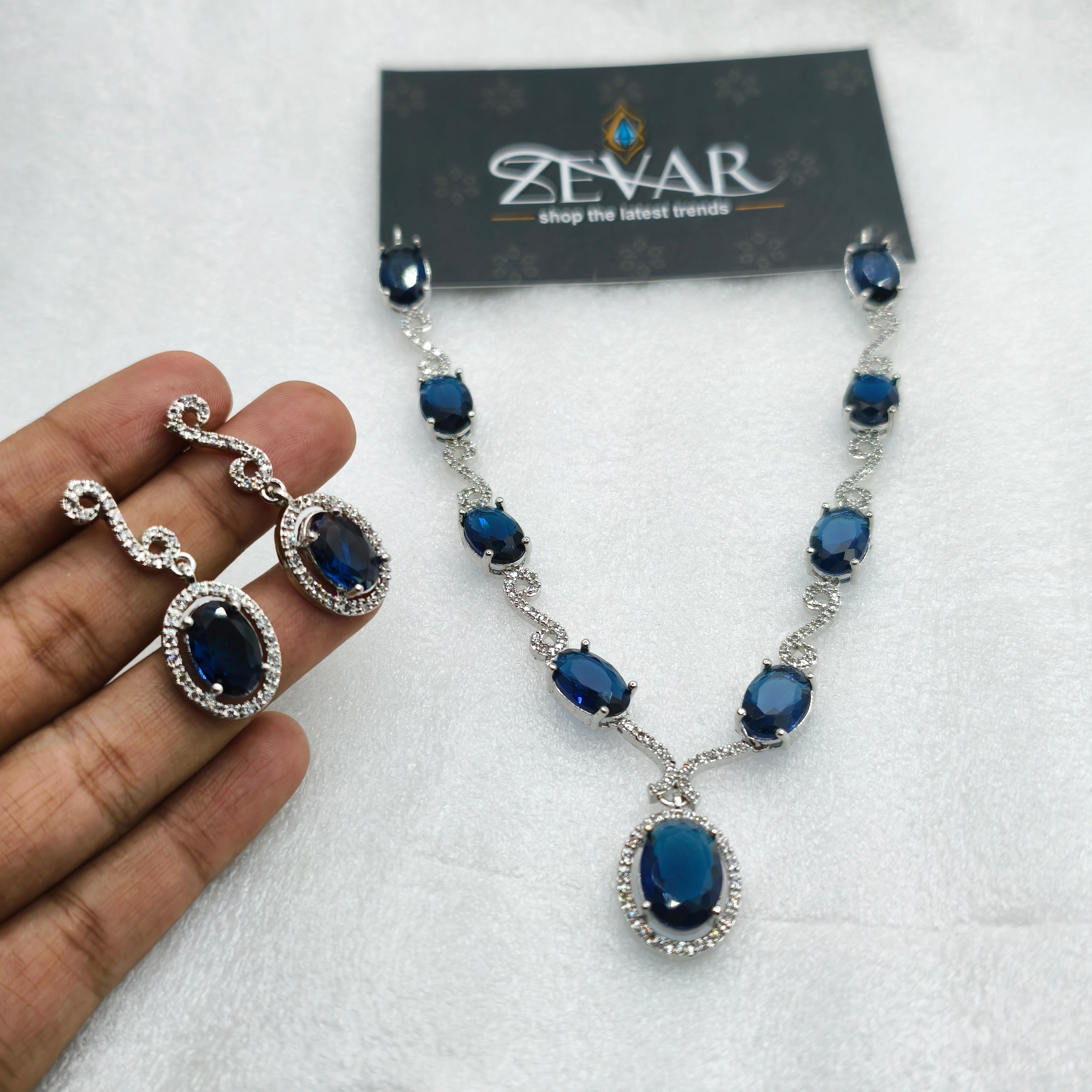Premium AD Zircon Elegant & Sleek Jewellery Set for Women – Party Wear & Special Occasion

Tagline:Elegant, sleek and beautifully made to shine ✨