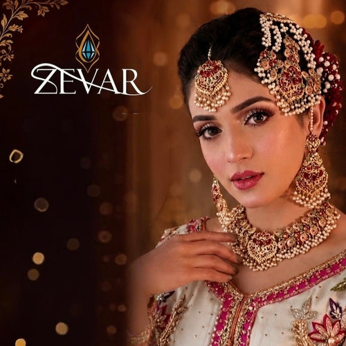 BEAUTIFUL NAURATAN BRIDAL JEWELLERY SET