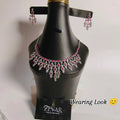 Royal Elegance AD Zircon Necklace Set