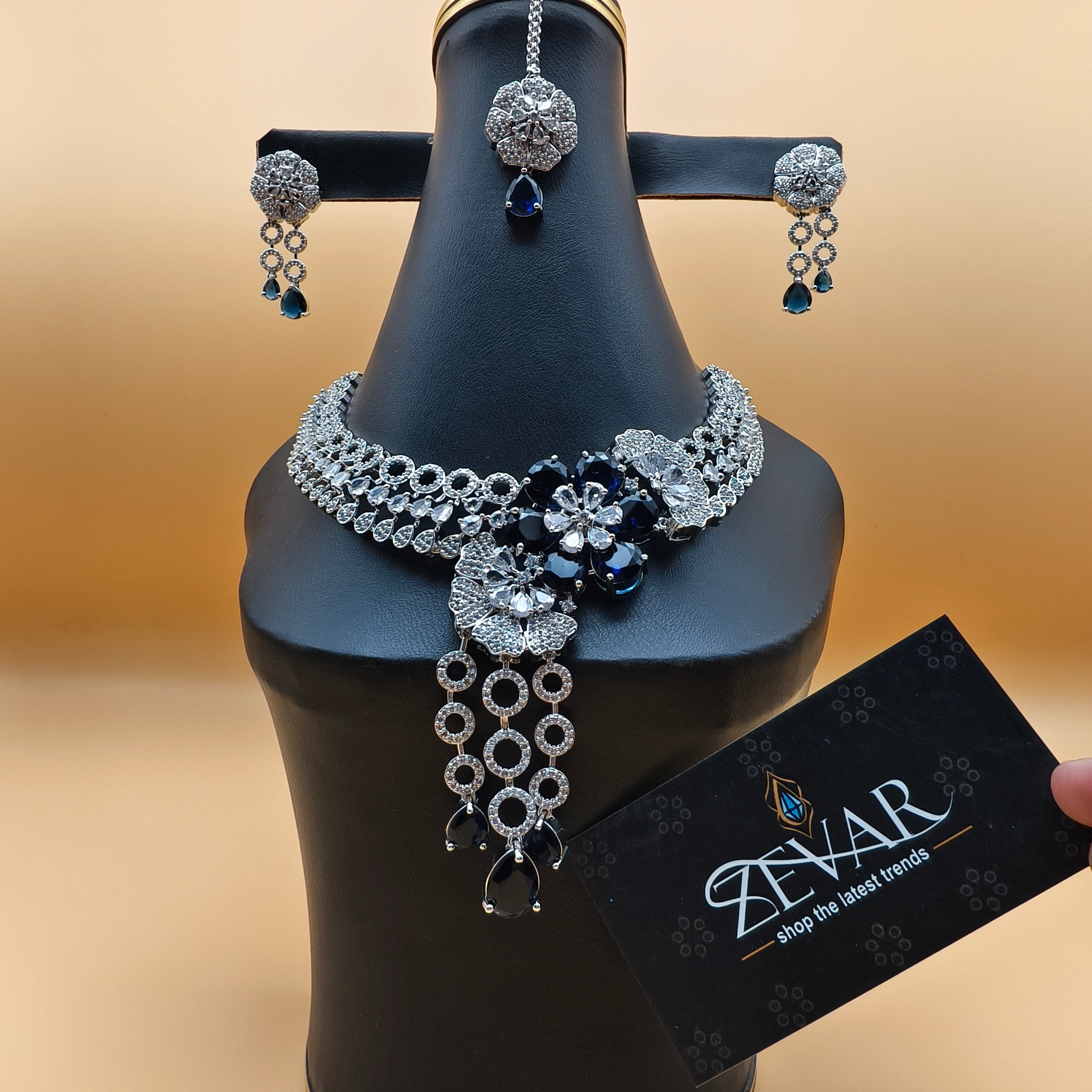 Zircon Designer Jewellery Set